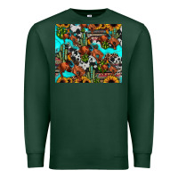 Sports Green rodeo cowboy tumbler Premium Sweatshirt - JahusDesignShop