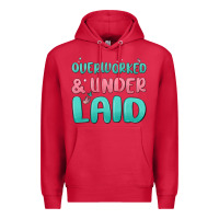 Cardinal overworked underlaid Premium Hoodie - MaliasSmallBusiness