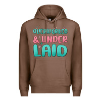 Chestnut overworked underlaid Premium Hoodie - MaliasSmallBusiness