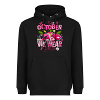 Black in october we wear pink teachers Heavyweight Hoodie - AdoDesignShop
