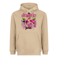 Mushroom in october we wear pink teachers Heavyweight Hoodie - AdoDesignShop