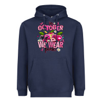 Navy in october we wear pink teachers Heavyweight Hoodie - AdoDesignShop