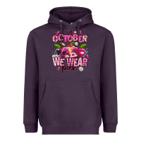 Plum in october we wear pink teachers Heavyweight Hoodie - AdoDesignShop