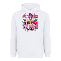 White in october we wear pink teachers Heavyweight Hoodie - AdoDesignShop