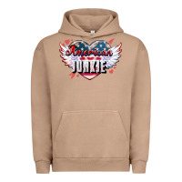Pigment Burro American junkie Urban Hoodie - NancyCooperArtShop