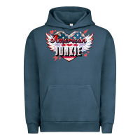 Pigment Midnight Navy American junkie Urban Hoodie - NancyCooperArtShop