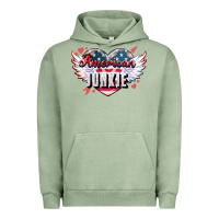 Pigment Oil Green American junkie Urban Hoodie - NancyCooperArtShop