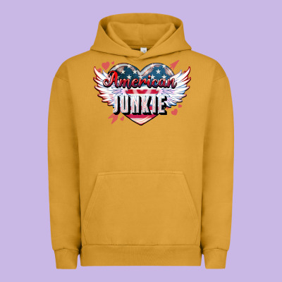 American Junkie Urban Hoodie Designed By Nancycooperartshop