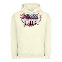 Pigment Pistachio American junkie Urban Hoodie - NancyCooperArtShop