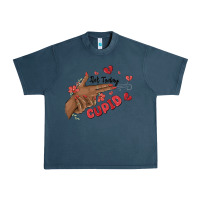 Midnight Navy not today cupid Urban Heavy Tee - MaliasSmallBusiness