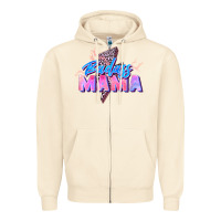 Sandshell badass mama Zipper Hoodie - Zillion Design Studio