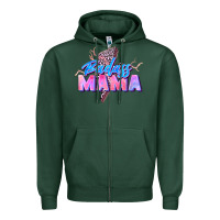 Sports Green badass mama Zipper Hoodie - Zillion Design Studio