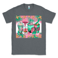 Charcoal Heather respiratory therapist coffee cups Classic Tee - Zillion Design Studio