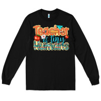 Black teacher of tiny humans Long Sleeve Tee - texasbilliewilder