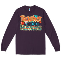 Plum teacher of tiny humans Long Sleeve Tee - texasbilliewilder