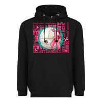 Black pink out breast cancer volleyballs Heavyweight Hoodie - AdoDesignShop