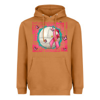 Meerkat pink out breast cancer volleyballs Heavyweight Hoodie - AdoDesignShop