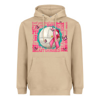 Mushroom pink out breast cancer volleyballs Heavyweight Hoodie - AdoDesignShop