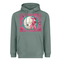 Sage pink out breast cancer volleyballs Heavyweight Hoodie - AdoDesignShop