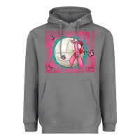 Storm pink out breast cancer volleyballs Heavyweight Hoodie - AdoDesignShop