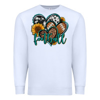 White football hearts Premium Sweatshirt - Jasminsmagicworld