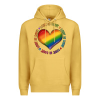 Antique Gold love is love Premium Hoodie - MaliasSmallBusiness