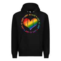 Black love is love Premium Hoodie - MaliasSmallBusiness