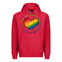 Cardinal love is love Premium Hoodie - MaliasSmallBusiness