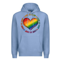 Colony Blue love is love Premium Hoodie - MaliasSmallBusiness