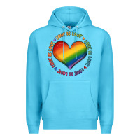 Ocean Blue love is love Premium Hoodie - MaliasSmallBusiness