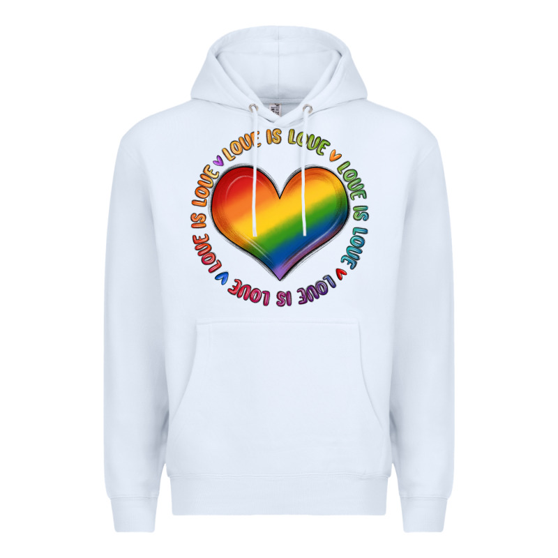 Love Is Love Premium Hoodie by MaliasSmallBusiness | Teevron