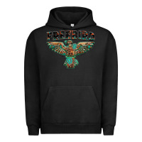 Pigment Black aztec free bird Urban Hoodie - NancyCooperArtShop