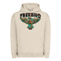 Pigment French Oak aztec free bird Urban Hoodie - NancyCooperArtShop