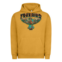 Pigment Peanut Butter aztec free bird Urban Hoodie - NancyCooperArtShop