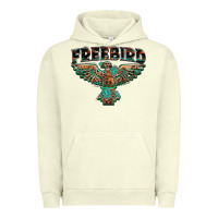 Pigment Pistachio aztec free bird Urban Hoodie - NancyCooperArtShop