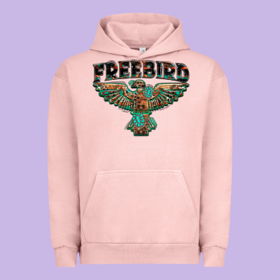 Aztec Free Bird Urban Hoodie Designed By Nancycooperartshop