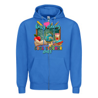 True Royal busy doing cool teacher stuff Zipper Hoodie - Zillion Design Studio