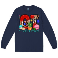 Navy ot occupational therapist Long Sleeve Tee - Zillion Design Studio