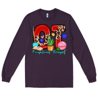 Plum ot occupational therapist Long Sleeve Tee - Zillion Design Studio