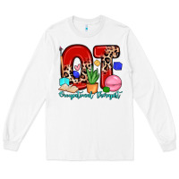 White ot occupational therapist Long Sleeve Tee - Zillion Design Studio