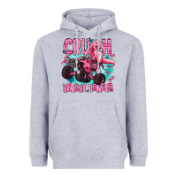 Heather Grey crush breast cancer Heavyweight Hoodie - AdoDesignShop