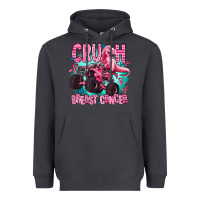 Smoke crush breast cancer Heavyweight Hoodie - AdoDesignShop