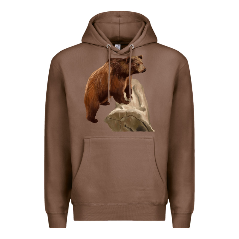 California Grizzly Bear Premium Hoodie by RanaPortraitStore | Teevron