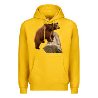 Lemon California Grizzly Bear Premium Hoodie - RanaPortraitStore