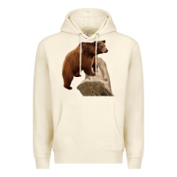 Sandshell California Grizzly Bear Premium Hoodie - RanaPortraitStore