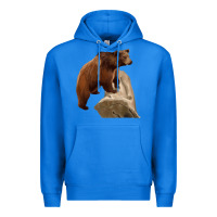 True Royal California Grizzly Bear Premium Hoodie - RanaPortraitStore