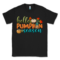 Black hello pumpkin season Classic Tee - BundleAndBundleShop