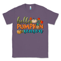 Lavender hello pumpkin season Classic Tee - BundleAndBundleShop