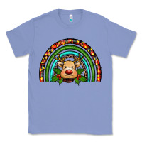 Colony Blue reindeer rainbow christmas Classic Tee - RanaPortraitStore