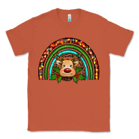 Copper reindeer rainbow christmas Classic Tee - RanaPortraitStore